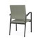 Lesro Newport Guest Chair Metal Frame, Charcoal, OH Eucalyptus Upholstery NP1101 - alternate 3